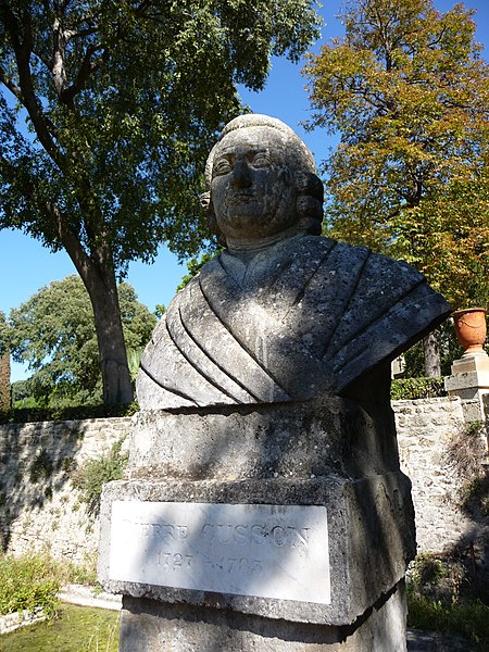 File:Bust de Pierre Cusson al Jardí Botànic de Montpeller.JPG
