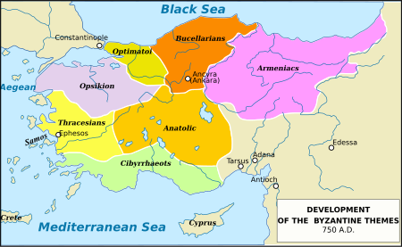 The establishment of the themes in the Byzantine Empire