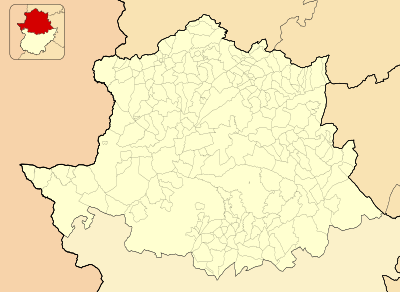 Location map Cáceres