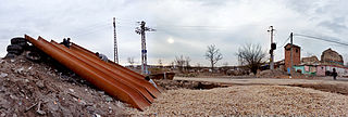 Cañada Real Informal housing area in Madrid, Spain