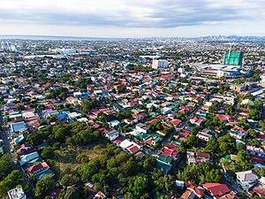 Aerial image of Camella Homes 1 and 2 in Las Piñas