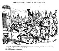 Caminito de la Andalucía, a Gil Blas, març de 1882.