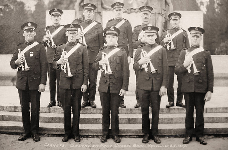 File:Canada. Vancouver Citadel Band, Cornets, 1927.jpg