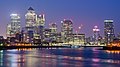 Canary Wharf from Limehouse London June 2016 HDR.jpg