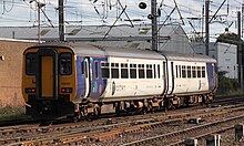 Carlisle - Arriva 156463 leaving for Newcastle.JPG