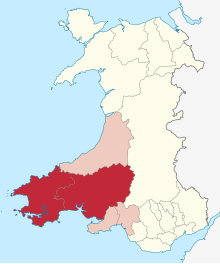 Carte du pays de Galles occidental.svg