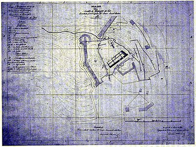 Castillo de Miranda en 1844