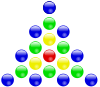 Центрированное треугольное число 19.svg