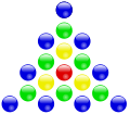 19 é um número triangular centrado