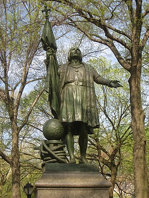 Central Park NYC - Джеронимо Сунолдың Колумб мүсіні - IMG 5706.JPG