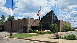 U.S. Post Office in Charlevoix (located in Charlevoix Township)