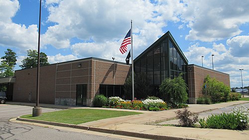 U.S. Post Office in Charlevoix (located in Charlevoix Township)