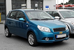 Chevrolet Aveo - Frontansicht, 13. Juni 2011, Wuppertal.jpg