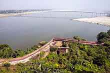 Ganga and bridge from Chunar Fort Chunar Fort 3.jpg