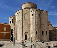 Image 46Pre-Romanesque Church of St. Donatus in Zadar, from the 9th century (from Culture of Croatia)