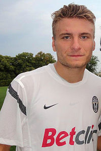 Ciro Immobile sous le maillot de la Juventus FC.