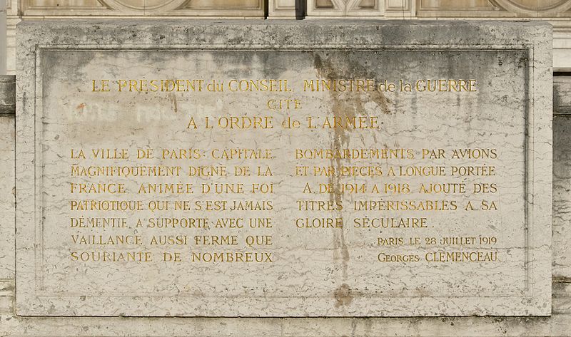 File:Citation Paris ordre armée 1914-1918 Clémenceau.jpg