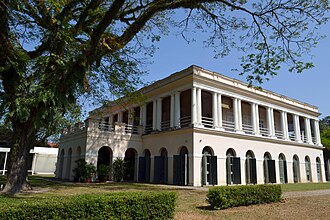 Suffolk House viewed from the northwest. The annexe is visible in the background. Cmglee Penang Suffolk House northwest.jpg