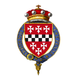 Coat of Arms of Sir Ralph Boteler, 1st Baron Sudeley, KG.png