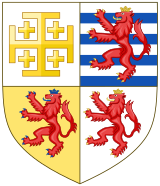 Coat of Arms of the House of Lusignan (Kings of Armenia, Cyprus and Jerusalem).svg