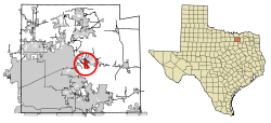 Location of Lowry Crossing in Collin County, Texas