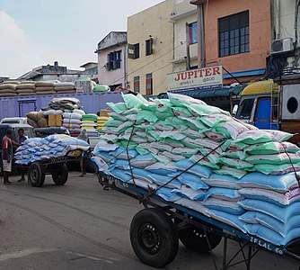 le marché aux légumes de Colombo, au Sri Lanka.- Asie du Sud