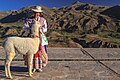 Colourful local dress of the Achoma area, 3500 m (8444400824).jpg