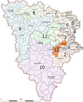 Mappa della circoscrizione