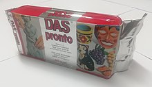 Una confezione di DAS prodotta dall'Adica Pongo