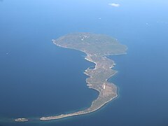 Corregidor island from air