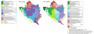 Younger Ikavian dialect located geographically