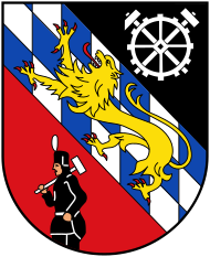 Das Stadtwappen der Mittelstadt St. Ingbert