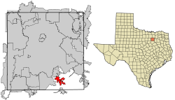 Location of Wilmer in Dallas County, Texas