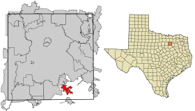 Dallas County Texas Incorporated Areas Wilmer highighted.svg