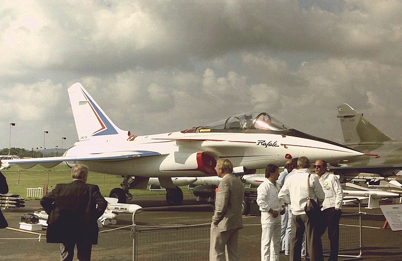 File:Dassault Rafale A at Farnborough 1986 (52084382048).jpg