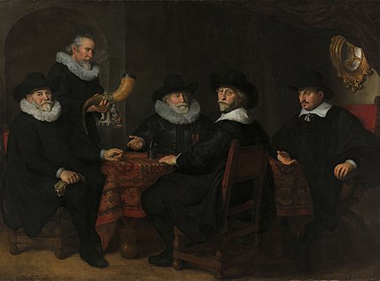 Govert Flinck, Quatre commandants de la guilde des arquebusiers, 1642.