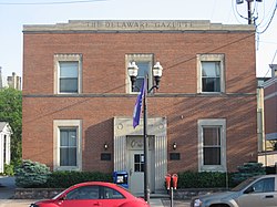 Former offices of The Gazette in Delaware, Ohio Delaware Gazette offices.jpg