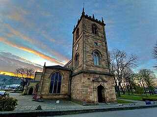 Dewsbury Minster Anglican church in Dewsbury, West Yorkshire, England