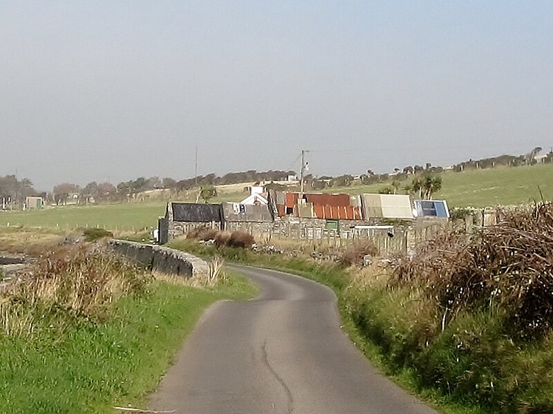 File:Disused farm buildings on the Rossglass Road - geograph.org.uk - 2628984.jpg