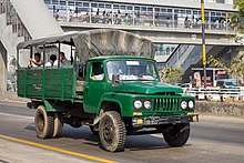 Dongfeng EQ140 Dongfeng truck in Yangon.jpg