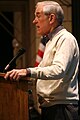 Ron Paul addressing a campaign rally in the auditorium of Mayo High School in Rochester, Minnesota; Photo by Jonathunder