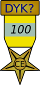 Award for 100 DYK creations and expansions