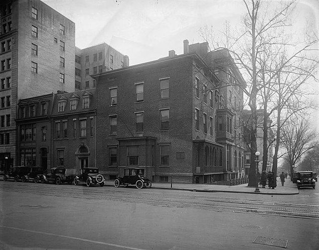 Cosmos Club at Lafayette Square, c. 1921