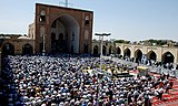 صلاة عيد الفطر في جامع نيسابور بإيران