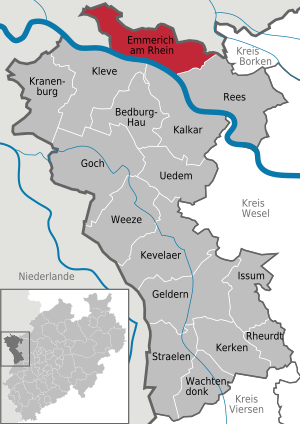 Emmerich Am Rhein: Komunumo de Nordrejn-Vestfalio en okcidenta Germanio