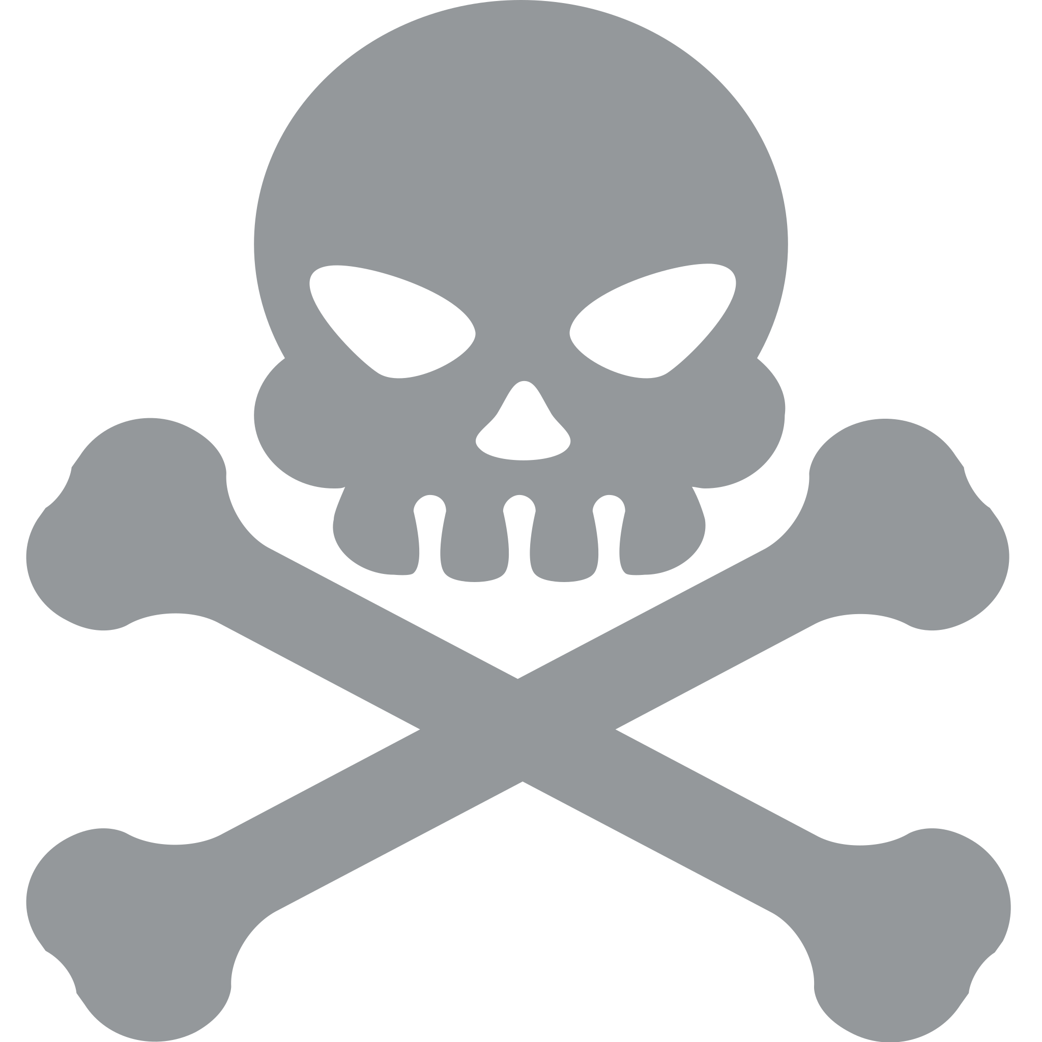 Skull and Crossbones Emoji (U+2620, U+FE0F)