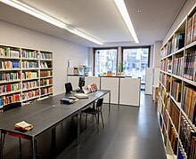 Empfangsraum der Forschungsbibliothek Pestalozzianum (2022)