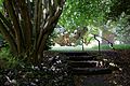 Entrance steps toward the Walled Garden of Goodnestone Park Kent England.jpg