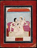 Erotic scene -- Gouache painting - 1800 - 1899.jpg