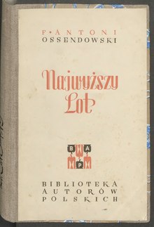 F. Antoni Ossendowski - Najwyższy lot.djvu